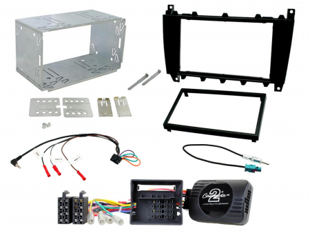 Installationskit Mercedes C-klass W203 2004-2007 i gruppen Bilstereo / Hvad passer i min bil / Mercedes / C-klasse / C-klasse 2001-2007 W203 hos BRL Electronics (701CTKMB01)