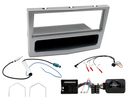 Installationskit Opel Astra 04-10, Krom-metallic, Singel-Din, CAN-Bus i gruppen Bilstereo / Hvad passer i min bil / Opel / Astra / Astra 2009-2015 hos BRL Electronics (701CTKVX27)