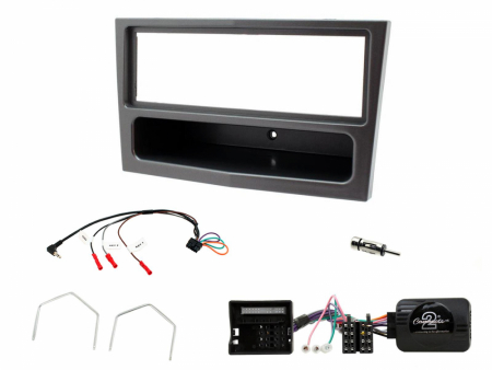 Installationskit Opel Astra 04-10, Antracit-metallic, Enkel-Din i gruppen Bilstereo / Hvad passer i min bil / Opel / Astra / Astra 2009-2015 hos BRL Electronics (701CTKVX28)