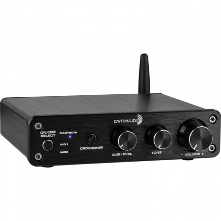 Dayton Audio DTA-2.1BT2 klass D 2.1-förstärkare med Bluetooth i gruppen Hjemmestereo / Forstærker / Stereoforstærker hos BRL Electronics (860DTA21BT2)