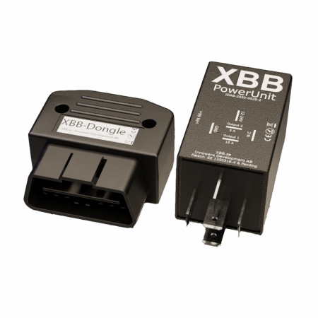 XBB Dongle® & XBB PowerUnit®, OBD-sæt til fjernlyssignal i gruppen Bilstereo / LED-lys / Monteringstilbehør hos BRL Electronics (871270425)