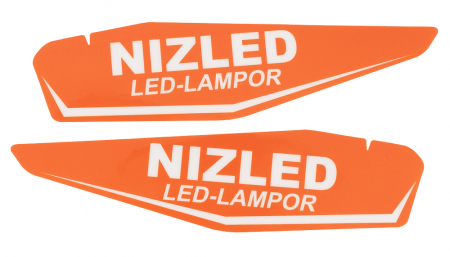 Nizled dekal till handtagsskydd KTM orange par i gruppen Bilstereo / LED-lys / Enduro / Hvad passer til min motorcykel / KTM / 2024- / 4-takt hos BRL Electronics (871DEKALHANDTAGO)