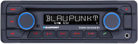 Blaupunkt Dubai 324 DAB BT, 24V stereo med DAB og 2 par lavniveau med 4V i gruppen Tilbehør hos BRL Electronics (873DUBAI324DABBT24V)