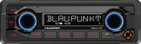 Blaupunkt Dublin 112 BT, robust bilstereo med Bluetooth i gruppen Bilstereo / Autoradio / 1DIN hos BRL Electronics (873DUBLIN112BT12V)