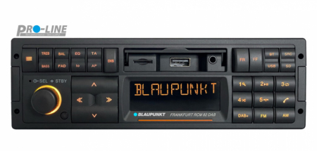 Blaupunkt Frankfurt RCM 82 DAB, retro bilstereo med Bluetooth og DAB i gruppen Bilstereo / Autoradio / 1DIN hos BRL Electronics (873FFRCM82DAB)