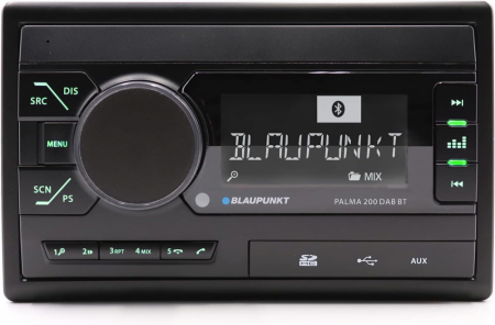 Blaupunkt Palma 200 DAB BT, 2-DIN med Bluetooth i gruppen Bilstereo / Autoradio / 2DIN hos BRL Electronics (873PALMA200DABBT)