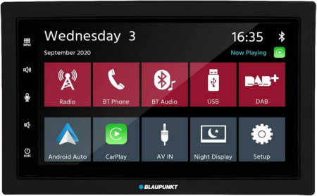 Blaupunkt Rotterdam 600 DAB, bilstereo med CarPlay/Android Auto i gruppen Bilstereo / Autoradio / 2DIN hos BRL Electronics (873ROTTERDAM600DAB)