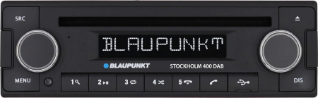 Blaupunkt Stockholm 400 DAB, retro bilstereo med Bluetooth og DAB+ i gruppen Bilstereo / Autoradio / 1DIN hos BRL Electronics (873STOCKHOLM400DAB)