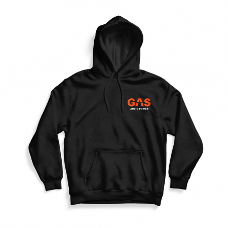 Sort GAS-hoodie med Shaky, large i gruppen Bilstereo / Tilbehør / Merchandise hos BRL Electronics (909HOODIEBSHAKYL)