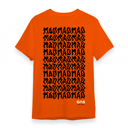 Orange GAS MAD T-shirt, medium i gruppen Bilstereo / Tilbehør / Merchandise hos BRL Electronics (909TSHIRTOMADM)