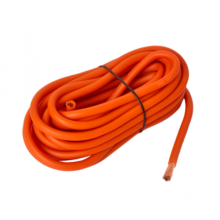 GAS MAX orange 10mm² OFC-strømkabel, 6 meter i gruppen Bilstereo / Kabler / Strømkabler hos BRL Electronics (910MAXPC10O6M)