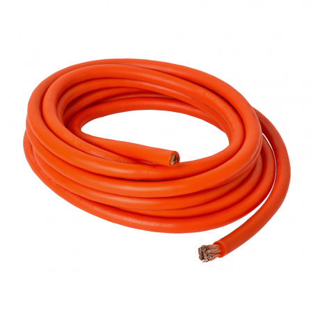 GAS MAX orange 50mm² OFC-strømkabel, 6 meter i gruppen Bilstereo / Kabler / Strømkabler hos BRL Electronics (910MAXPC50O6M)