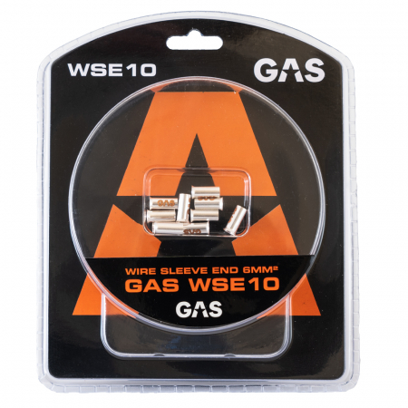 GAS 10-pak ende-/kabelhylser, 6mm²-kabel i gruppen Bilstereo / Tilbehør / Monteringstilbehør hos BRL Electronics (910WSE10)