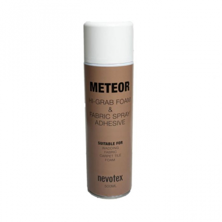 Nevotex Meteor spraylim, 500 ml i gruppen Bilstereo / Tilbehør / Byggematerialer / Filt og højttalerstof hos BRL Electronics (9506570095)