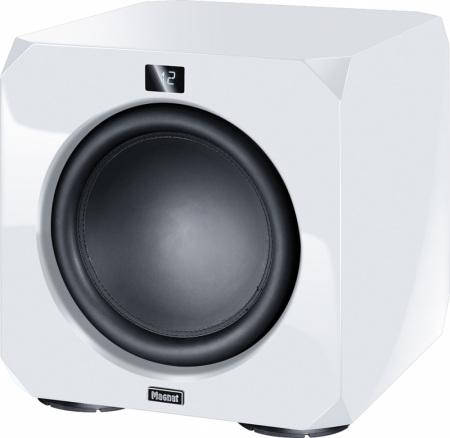 Magnat Omega CS 12 aktiv subwoofer, vit i gruppen Hjemmestereo / Højttalere / Subwoofere hos BRL Electronics (995OCS12W)