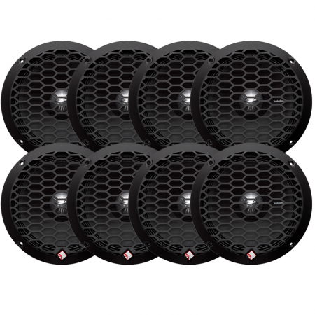 8-pack Rockford fosgate PPS4-6 Punch Pro 6.5tommer i gruppen Pakkeløsninger / Pakker til bilen / SPL Højttalerpakke hos BRL Electronics (SET510PPS46X8)