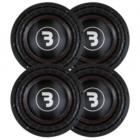 4-pak Bass Habit Elite 2 E2300D1, 12 tommer subwoofer i gruppen Bilstereo / Bas / Basenhed hos BRL Electronics (SETE2300D1X4)