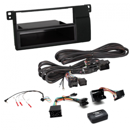 Installationspaket 1-DIN, BMW E46 med navigation i gruppen Bilstereo / Hvad passer i min bil / BMW / BMW 3-serie / BMW E46 1999-2006 / Udskift radioen BMW E46 1999-2006 hos BRL Electronics (SETE46PKT4)