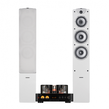 Dayton Audio HTA200BT & Dynavoice Magic F-7EX stereopaket, svart/vit i gruppen Pakkeløsninger / Pakker til hjemmet / Stereopakker hos BRL Electronics (SETF7EXPKT7)