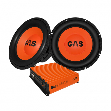 2-pak GAS MAD S1-104 & MAD A1-500.1D, 10