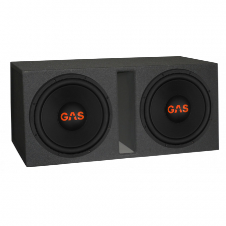 GAS MAD S2-15D2 2x15 tommer i GV-kasse i gruppen Bilstereo / Bas / Passiv subwoofer hos BRL Electronics (SETMADS215D2PKT2)