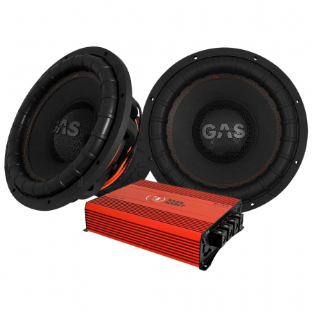 2-pak GAS MAX S2-15D1 & SPL ELITE 5100.1DF, baspakke i gruppen Pakkeløsninger / Pakker til bilen / Baspakke hos BRL Electronics (SETMAXS215D1PKT2)