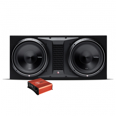 Rockford Fosgate P3-2X12 & Bass Habit SPL ELITE 2100.1DF, baspakke i gruppen Pakkeløsninger / Pakker til bilen / Baspakke hos BRL Electronics (SETP22X12SE2000)