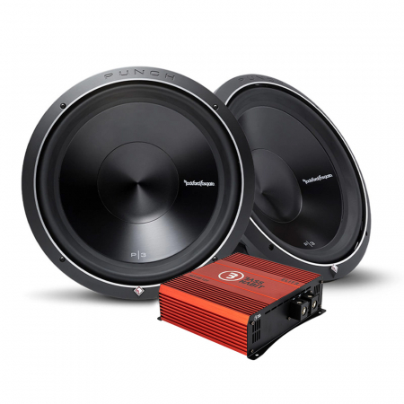 2-pak Rockford Fosgate P3D4-15 & Bass Habit SPL ELITE 3100.1DF, baspakke i gruppen Pakkeløsninger / Pakker til bilen / Baspakke hos BRL Electronics (SETP3D415PKT2)