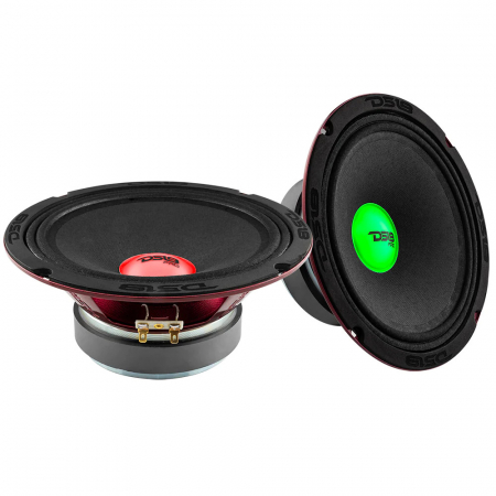 2-pack DS18 PRO-X8.4RGBCAP, 8 tommer midbass med RGB LED-belysning i gruppen Bilstereo / Bilhøjttalere / Bas-/Mellemtoner hos BRL Electronics (SETPROX84RGBCAPX2)