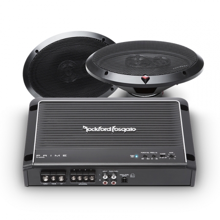 Rockford Fosgate R169X3 & R150X2 højtalerpakke i gruppen Pakkeløsninger / Pakker til bilen / Hattehyldepakke hos BRL Electronics (SETR169X3R150X2)