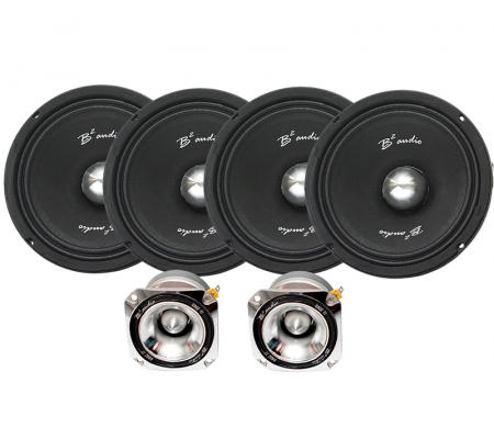 4-pack B² audio HN10P & B² audio RAGE T1 i gruppen Pakkeløsninger / Pakker til bilen / SPL Højttalerpakke hos BRL Electronics (SETRAGE10PMXP2)