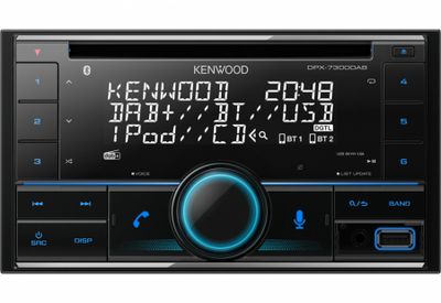 Kenwood DPX-7300DAB, bilstereo med Bluetooth, CD-spelare & DAB+