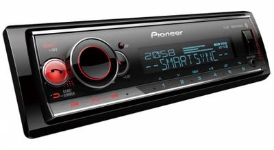 Pioneer MVH-S520BT, bilstereo med Bluetooth, USB/AUX och 3 par lågnivå