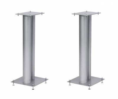 Norstone Stylum 2, högtalarstativ matt silver 60 cm höga