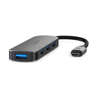 Nedis USB-C-hub, 4 USB-A-porte, 5 Gbit/s