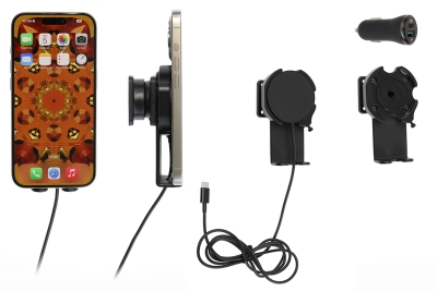 Brodit Holder med kugleled, Apple iPhone 12/12 Mini/12 Pro/12 Pro Max/13/13 Mini/13 Pro/13 Pro Max/14/14 Plus m.fl.