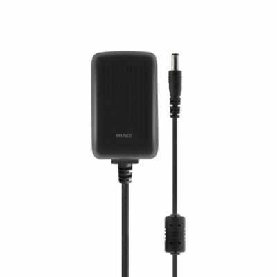 Deltaco PS12-20B Strømadapter 12V DC/2A