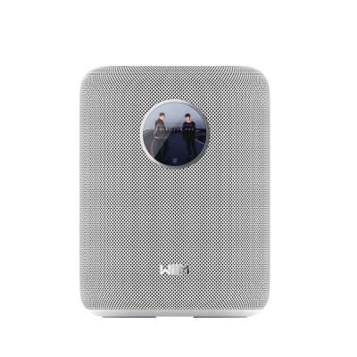 WiiM Sound smart højttaler med skærm, hvid