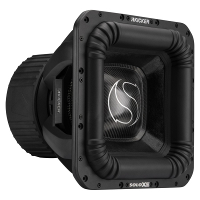Kicker SoloXS L7XS181, firkantet 18-tommers basenhed, 2x1 ohm