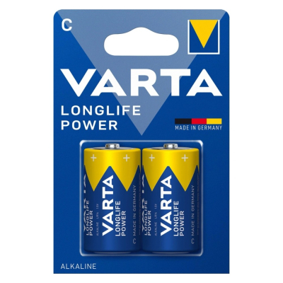 Varta Longlife Power C, alkaliske batterier, 2 stk.