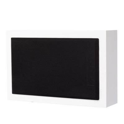 DLS Flatsub 8.2 væghængslet aktiv subwoofer, mat hvid
