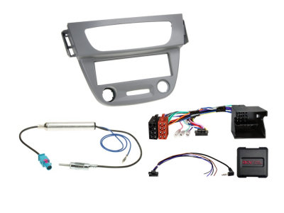 1-DIN Installationssæt Renault Megane/Fluence grå