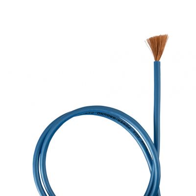 Auto-Connect CCA strømkabel 10mm², blå