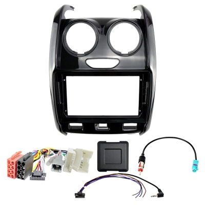 Auto-Connect installationskit til 9-tommers bilstereo, Dacia Duster HS Facelift 2014-2018