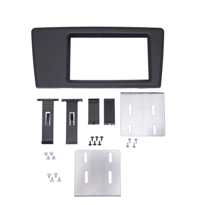 Monteringsramme 2-DIN til Volvo V70/S60 2000-2004, mørkegrå
