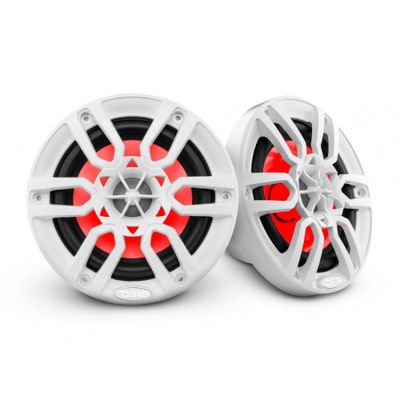 DS18 NXL-6, hvide 6.5 tommer marinehøjttalere med LED, par