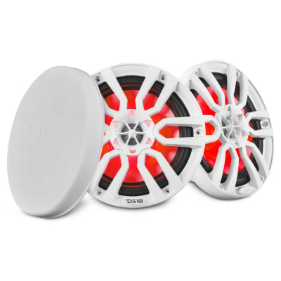 DS18 NXL-8, hvide 8-tommer marinhøjttalere med LED, par