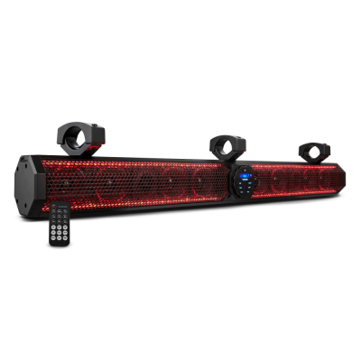 DS18 SB37BTXRGB, 37-tommer vejrbestandig soundbar med Bluetooth, USB og RGB