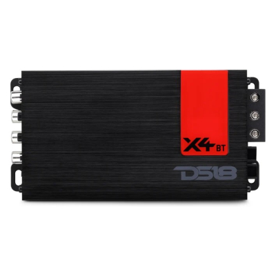 DS18 X4BT, kompakt 4-kanals forstærker med bluetooth