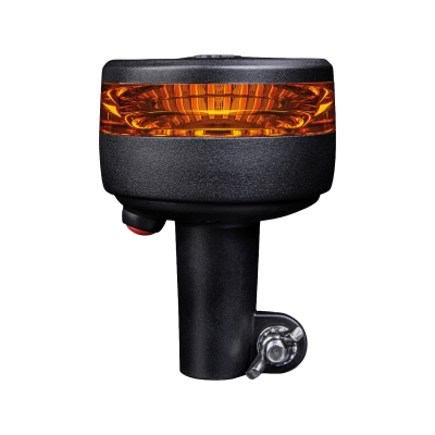 Strands Cruise Light Roterende Advarselslys LED 90Mm Stangmontering/Orange Linse